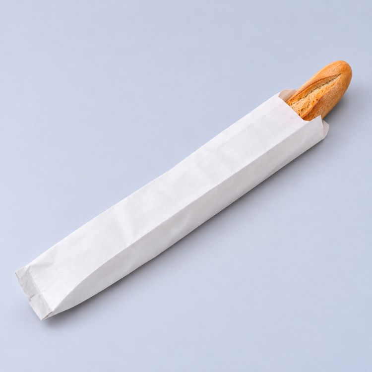 Bolsa papel blanca para pan